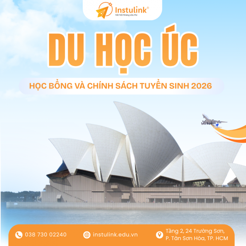 Instulink cập nhật trực tiếp từ trường Úc: Học bổng & chính sách tuyển sinh 2026